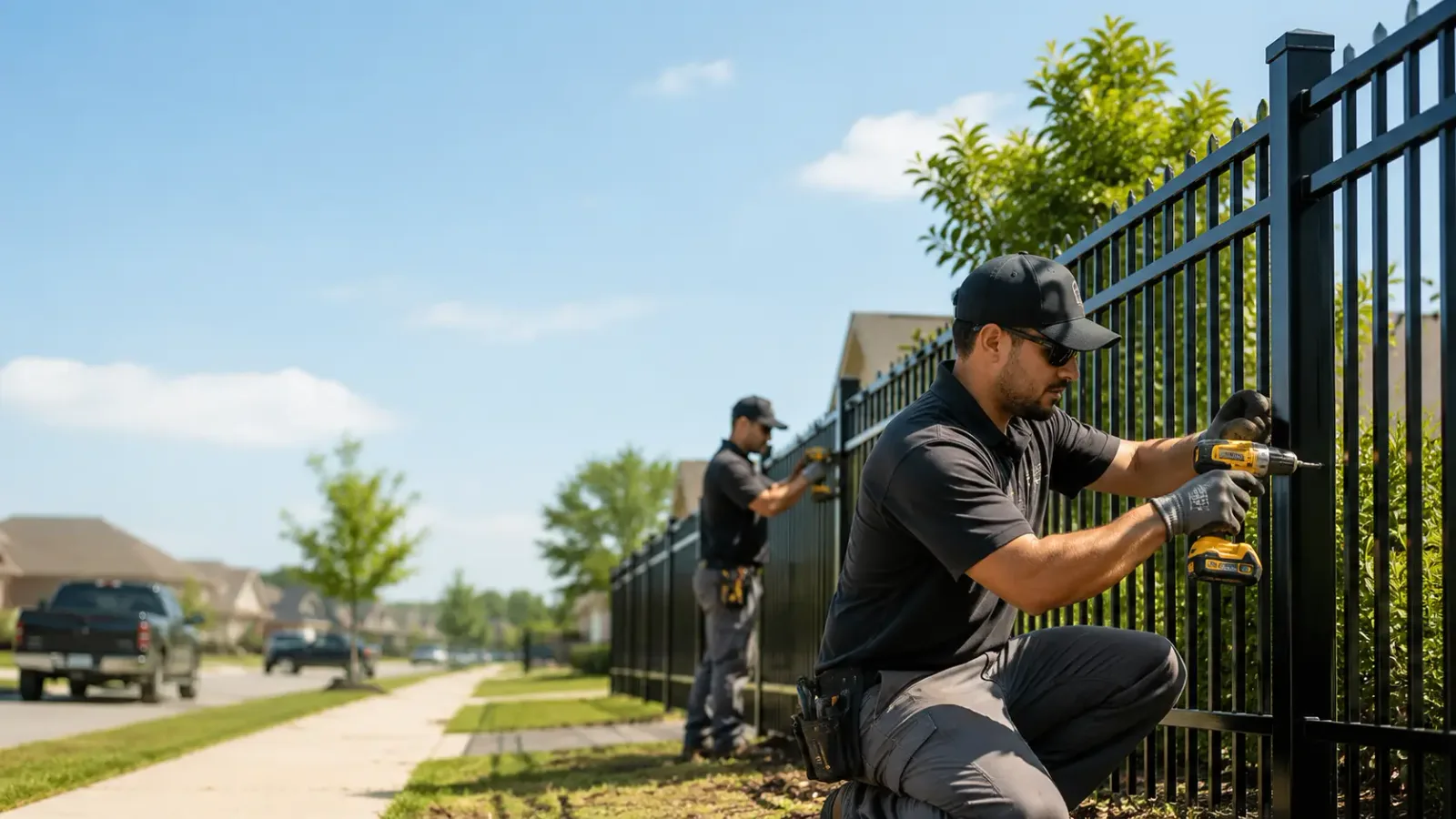 Metal Fence Installation in Howe, OK